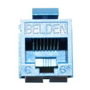 Conector Jack BELDEN AX104193 - RJ-45, Azul, De plástico, Cat 6