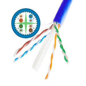 Bobina de cable UTP SAXXON Cat6A 100 cobre OUTPCAT6AAZO NB