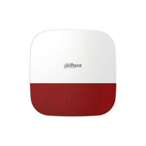 Dahua Technology DAHUA DHI-ARA13-W2 - Sirena Inalámbrica para Exterior con Estrobo Rojo/ 110dB / Múltiples sonidos de Alarma/ IP65/ Alarma de Batería Baja NB