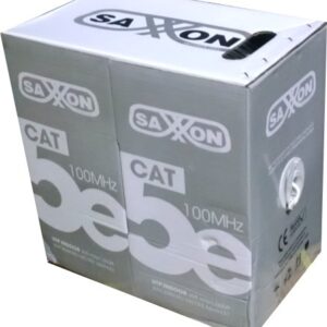 Bobina de cable SAXXON OUTP5ECCA305BC - 305 m, CAT5e, Blanco, Cableado por UTP, Interior