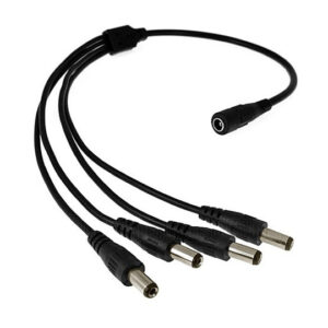 SAXXON Pulpo Divisor de Corriente Dahua Technology PSUWB07 - Divisor, Negro