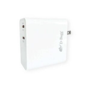 CARG PARED DBUGG TIPO C 65W DB-PD64 Cargador de pared / Con conectores duales de carga ultra rápida / Trabaja con potencia de 65 W.