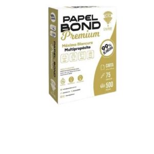 Papel Bond DIEM 7506231550947 10 paquetes con 500 hojas tamaño carta 75 gramos y 99 porciento blancura