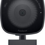 Webcam DELL WB3023 - 60 pps, Negro, 2560 x 1440 Pixeles