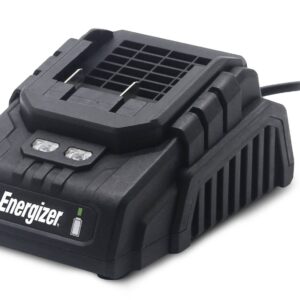 Cargador de baterías Energizer EZBC2000Li: Carga rápida - salida de 20 V DC a 2.0 A y protección contra sobrecarga.