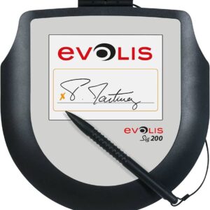 Digitalizador de Firma EVOLIS SIG200 ( ST-CE1075-2-UEVL ) Pantalla 5 (12 - 5 cm), TFT a todo color, Visualización de firma en tiempo real,