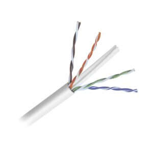 LinkedPRO PRO-CAT-6-PLUS Bobina cable de 305 metros/ cable Cat6/ alto desempeño/ flexible/ UL/ Cobre/ color blanco/ aplicaciones de video vigilancia/ redes de datos