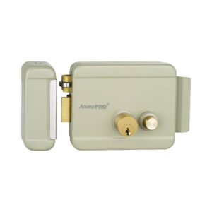 HIKVISION Cerradura Eléctrica con Botón de Salida ACCESSRIMBL / Incluye Llave / Exterior / Izquierda
