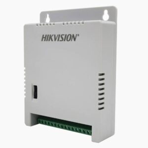 HIKVISION DS-2FA1205-C8/K Fuente de Poder Regulada 12 Vcc / 13.5 Vcc / 15 Vcc para 8 Cámaras / 1 Amp por Salida / Voltaje de Entrada 90 - 130 VCA / Filtro de Ruido para Cámaras 4K