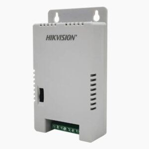 HIKVISION DS-2FA1225-C4/K Fuente de Poder Regulada 12 Vcc / 13.5 Vcc / 15 Vcc para 4 Cámaras / 1 Amp por Salida / Voltaje de Entrada 90 - 130 VCA / Filtro de Ruido para Cámaras 4K