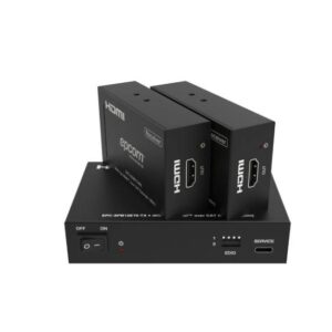 HIKVISION EPC-SPB12E70 Splitter HDMI 1x2 | 4K@60Hz a 60m | 4K@30Hz a 70m | Cable Cat6| EDID | HDCP 2.2 | Salida Loop
