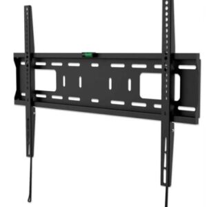 MANHATTAN 461986 Soporte para TV con montaje en pared - Soporta pantallas de 37 pulgadas a 70 pulgadas con peso de hasta 50 kg, diseño ultra delgado, negro