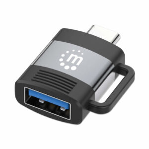 MANHATTAN 356312 Adaptador de USB-C a USB-A V3.2; Conecta fácilmente un dispositivo USB-A a un puerto USB-C.