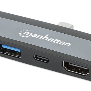 MANHATTAN 190404 docking usbc 4ptos pd sin cable