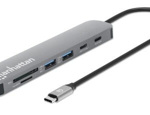 Docking Station USB-C 7 en 1 con HDMI 4K (190442) MANHATTAN