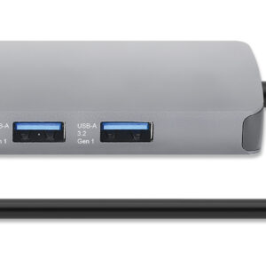 Docking Station USB-C 9 en 1 con HDMI 4K y PD 100 W (190459) MANHATTAN