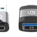 Kit de adaptadores USB-C a USB-A y USBA a USB-C (356329) MANHATTAN