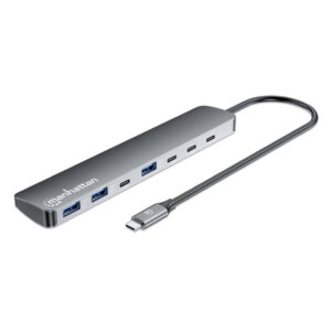 MANHATTAN 181167 hub usb-c - 4 usb-a + 3 usb-c + pd