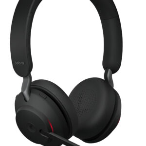 24189-989-799 Jabra Evolve2 40 SE audífonos tipo diadema Duo con conexión USB C/A - micrófono con cancelación de ruido, busylight y certificación UC