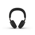 Jabra 37599-989-889 Audífonos inalámbricos con dongle USB-C Link 390 - ANC avanzada adaptativa, carga inalámbrica, busylight 180° y certificación UC, color negro