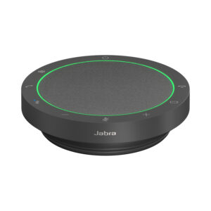 Jabra 2755-109 Altavoz manos libres con 4 micrófonos de beamforming - cancelación de ruido, protección IP64 y certificación para MS, color gris oscuro