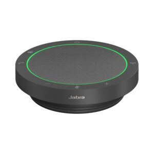 Jabra 2740-109 Altavoz manos libres con 4 micrófonos de beamforming - cancelación de ruido, protección IP64 y certificación para MS, color gris oscuro