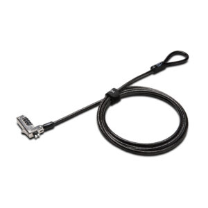 Candado Slim de combinación K60601WW KENSINGTON - 1.08m, K-Slot, negro.