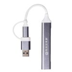 Naceb Technology NACEB Hub Usb-C/A A 4 Puertos 1*Usb 3.0 - 3*Usb2.0 NA-0124