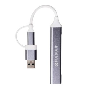 Naceb Technology NACEB Hub Usb-C/A A 4 Puertos 1*Usb 3.0 - 3*Usb2.0 NA-0124