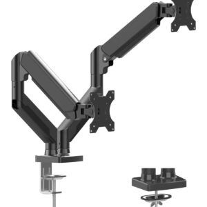Naceb Technology Brazo Articulador Para Dos Monitores Naceb (NA-0214) - Brazo Articulador Para Dos Monitores NA-0214 Negro Dsa2102