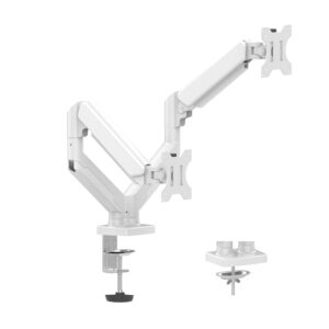 Naceb Technology Brazo Articulador Para Dos Monitores Naceb (NAa-0215) - Brazo Articulador Para Dos Monitores NA-0215 Blanco Dsa2102