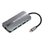 Naceb Technology Naceb adaptador usb-c 8 en 1 rj45+hdmi+3*usb3.0+pd100w+sd/tf NA-0129