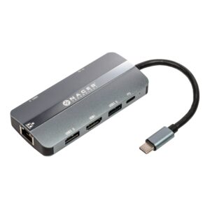 Naceb Technology Naceb adaptador usb-c 8 en 1 rj45+hdmi+3*usb3.0+pd100w+sd/tf NA-0129