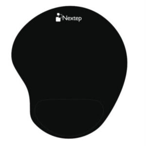 Mouse Pad Nextep NE-418C Ergonómico Gel Color Negro con almohadilla dimensiones 23 cm y 20 cm 170 gr