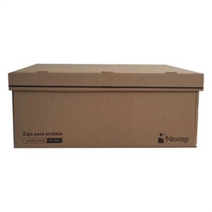Caja para Archivo de Cartón Nextep NE-058O Tamaño Oficio con 12 piezas dimensiones de caja armada