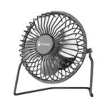 Mini Ventilador de Escritorio Nextep NE-690 metálico color gris con conexión de USB