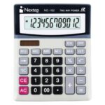 Calculadora Nextep NE-182 12 Dígitos de Semi Escritorio Batería/Solar AA 19cm x 15cm