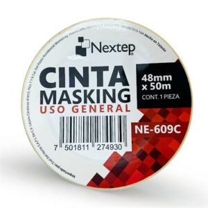 Cinta Masking Tape Nextep NE-609C Uso General 48mm x 50mm metros