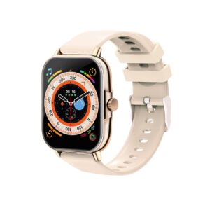 NBSW2134SI Smartwatch NECNON NSW-201 1.81 pulgadas Full Touch IP67 BT 5.0 Android/IOS Beige Dorado