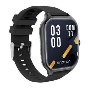NECNON NBSW112421 Smartwatch nsw-101 2.01 ip67 bt 5.0 app fitpro bat 180 mah mide calorias fc con vibración multimedia función buscar y fotos a distancia negro/negro