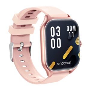NECNON NBSW110421 Smartwatch nsw-101 2.01 ip67 bt 5.0 app fitpro bat 180 mah mide calorias fc con vibración multimedia función buscar y fotos a distancia rosa/ororosa
