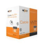 NEXXT AB356NXT31 Bobina de Cable Cat.6 UTP - revestimiento tipo CM, 305M, Gris Professional 100 Cobre 24AWG