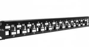 NEXXT NAW-PNEL6A24 Patch panel para rack Cat.6A Modular - blindado, y marco tipo keystone