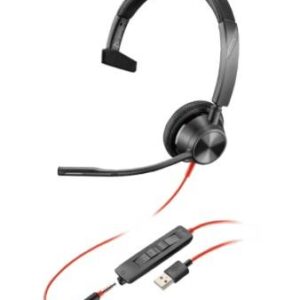 PLANTRONICS 76J12AA HP Poly Auriculares USB-A Poly Blackwire 3315 - USB-A, Monoaural