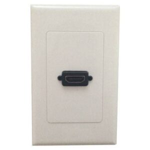 BROBOTIX 163290 Tapa - faceplate de 1 panel con jack hdmi hembra 90 grados - universal, standard