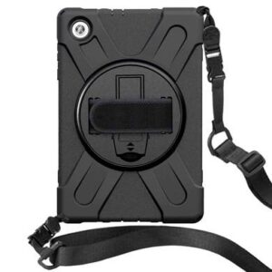 Funda protector c/correa - uso rudo y giro 360° p/lenovo m10 hd2020 tb-x306x, BROBOTIX, 6001486