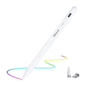 Lápiz-pluma óptica activa digital stylus c/2 repuestos - para tableta, celular, pantallas touch, universal, recargable, larga duración, BROBOTIX 6007167