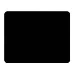 Mousepad Gaming - superficie extra suave y antiderrapante, repelente al agua, bordes cocidos, resistente, 31x40 cms, negro, BROBOTIX 6007082