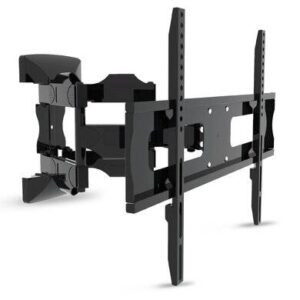 Soporte para tv - de pared articulado de 30 a 85 pulgadas, doble brazo, de acero, resistencia 70kg, negro, 6007808 BROBOTIX