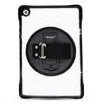 Funda glass con giro 360° para galaxy a9+ 11 pulgadas - x210/x216/x218, funda trasparente, incluye correa de mano giratoria, BROBOTIX 406160